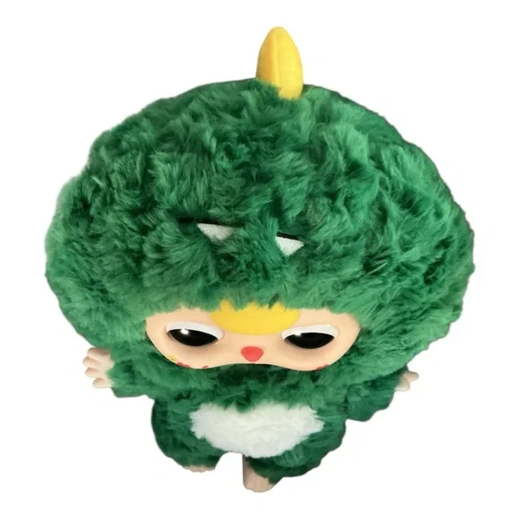 Baby Three 400% Green Dinosaur plush pendant - Picture 3 of 9